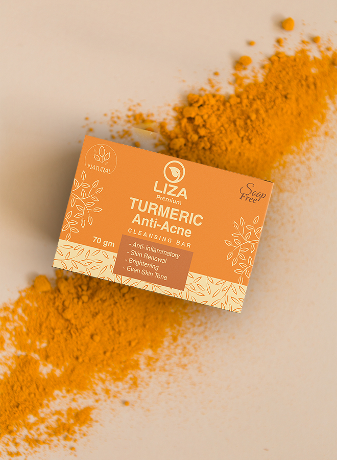 Liza Turmeric Anti-Acne Cleansing Bar 70gm