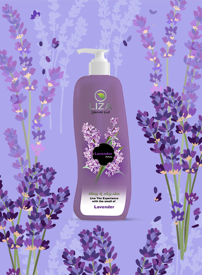 Liza Lavender Shower Gel – Relaxing Moisturizing Body Wash for Soft & Refreshed Skin