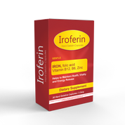 Iroferin Capsules 30 | Iron, Folic Acid & Vitamin B Complex
