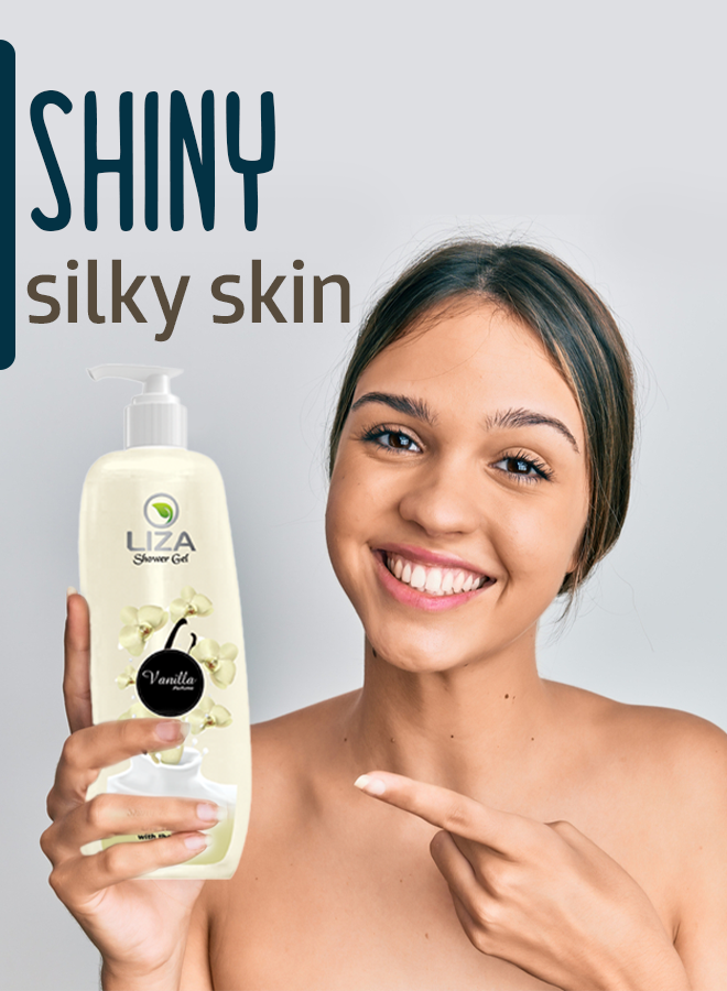 Liza Vanilla Shower Gel – Moisturizing Body Wash for Soft, Smooth & Relaxed Skin