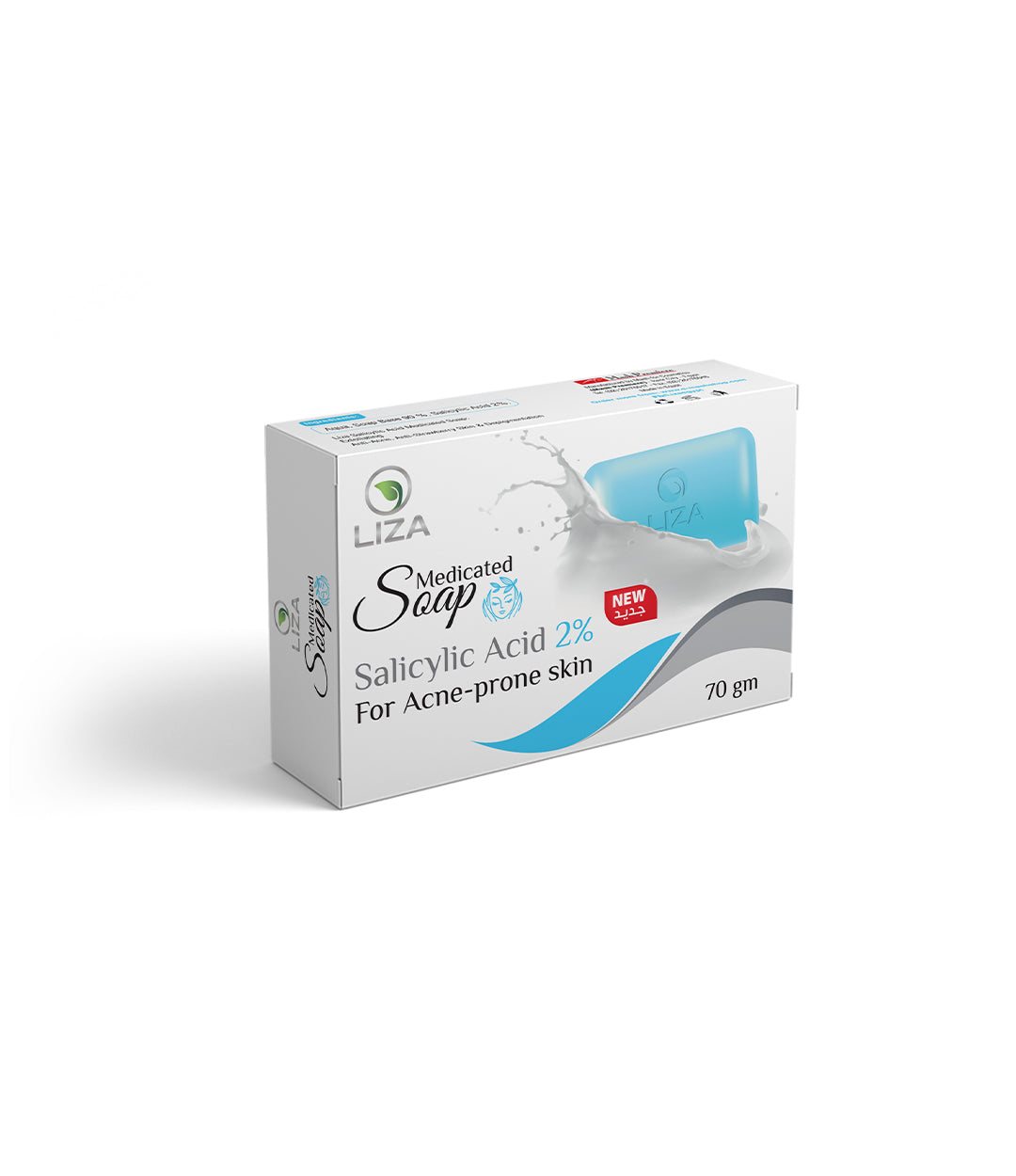Liza Salicylic Acid Soap 2% – Clarifying Cleansing Bar for Acne-Prone & Oily Skin