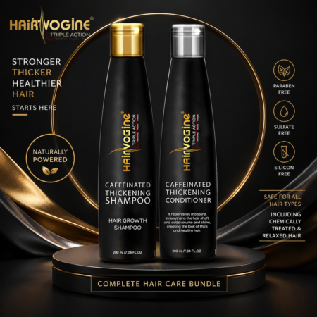 Hairvogine Shampoo + Conditioner Bundle | Complete Hair Strengthening & Anti-Hair Loss System